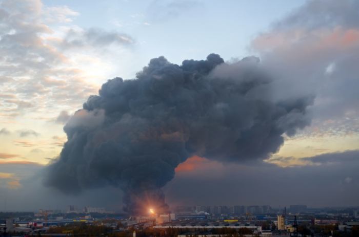 Silicone plant explosion in Illinois