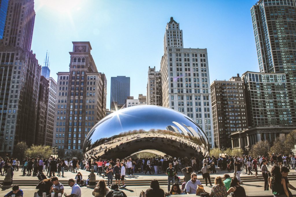 Chicago's Cloud Gate (Chicago Bean)