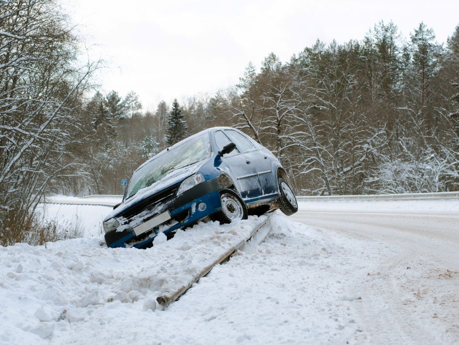 Accidentes de auto en invierno en Chicago